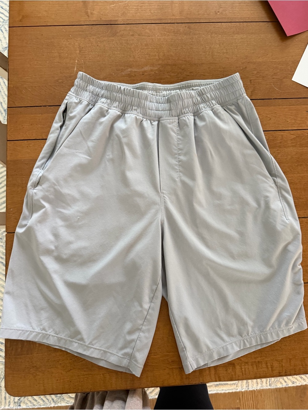 lululemon men pace breaker linerless 9 inch shorts Light Gray